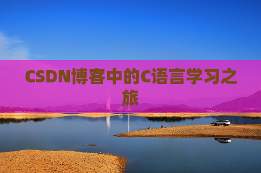 CSDN博客中的C语言学习之旅